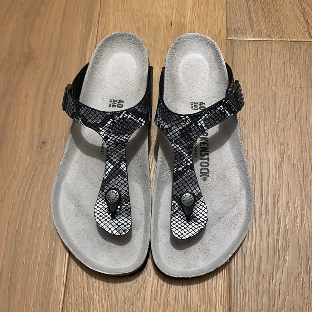 Birkenstock Gizeh Python Thong Sandals